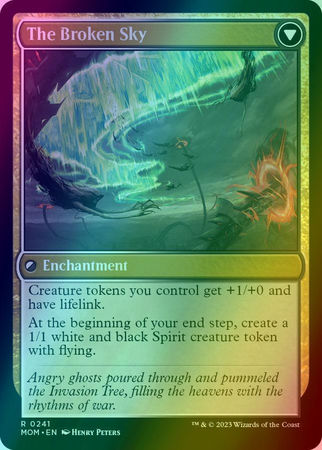 Invasion of Tolvada // The Broken Sky [241] [March of the Machine] [Foil]