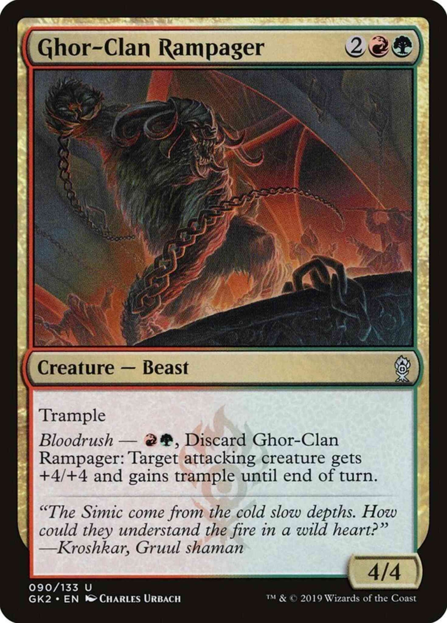 Ghor-Clan Rampager [90] [RNA Guild Kit] [Non-Foil]