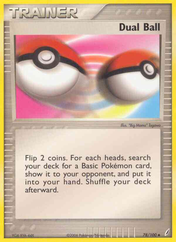Dual Ball - 78/100 - Uncommon [ex14-78] [Reverse Holo]