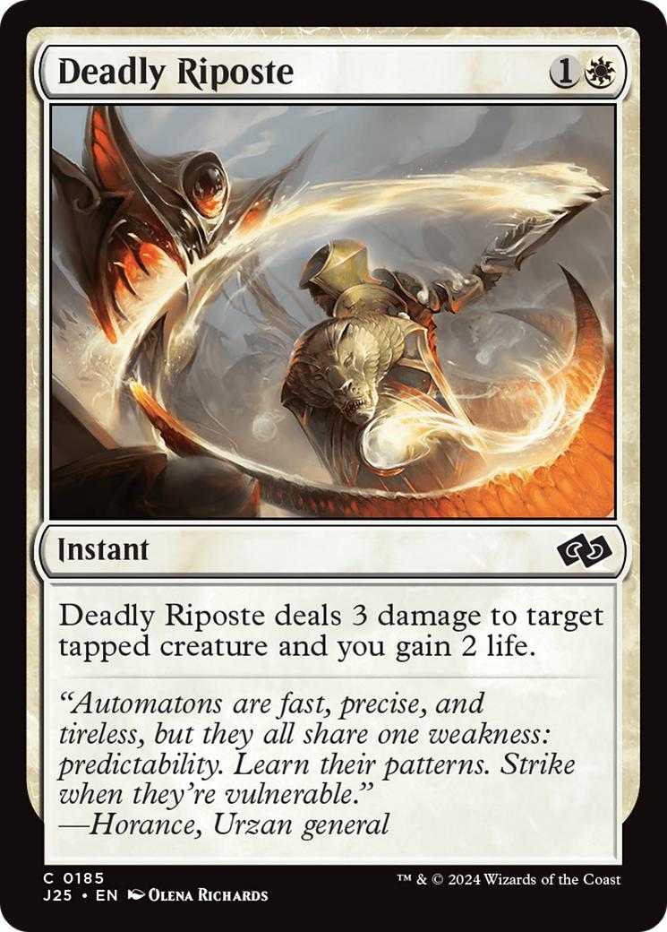 Deadly Riposte [185] [Foundations: Jumpstart] [Non-Foil]
