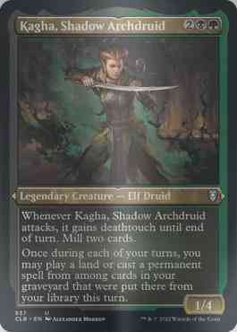 Kagha, Shadow Archdruid [537] [Commander Legends: Battle for Baldur's Gate] [Etched Foil]