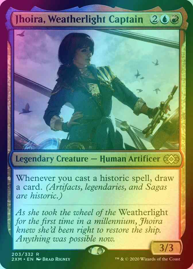 Jhoira, Weatherlight Captain [203] [Double Masters] [Foil]