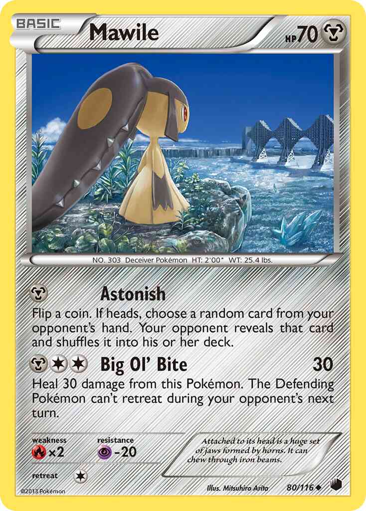 Mawile - 80/116 - Uncommon [bw9-80] [Reverse Holo]