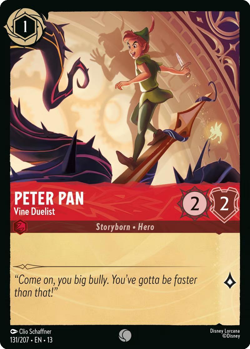 Peter Pan - Vine Duelist - 131/204 [Attack of the Vine!] [Non-Foil]