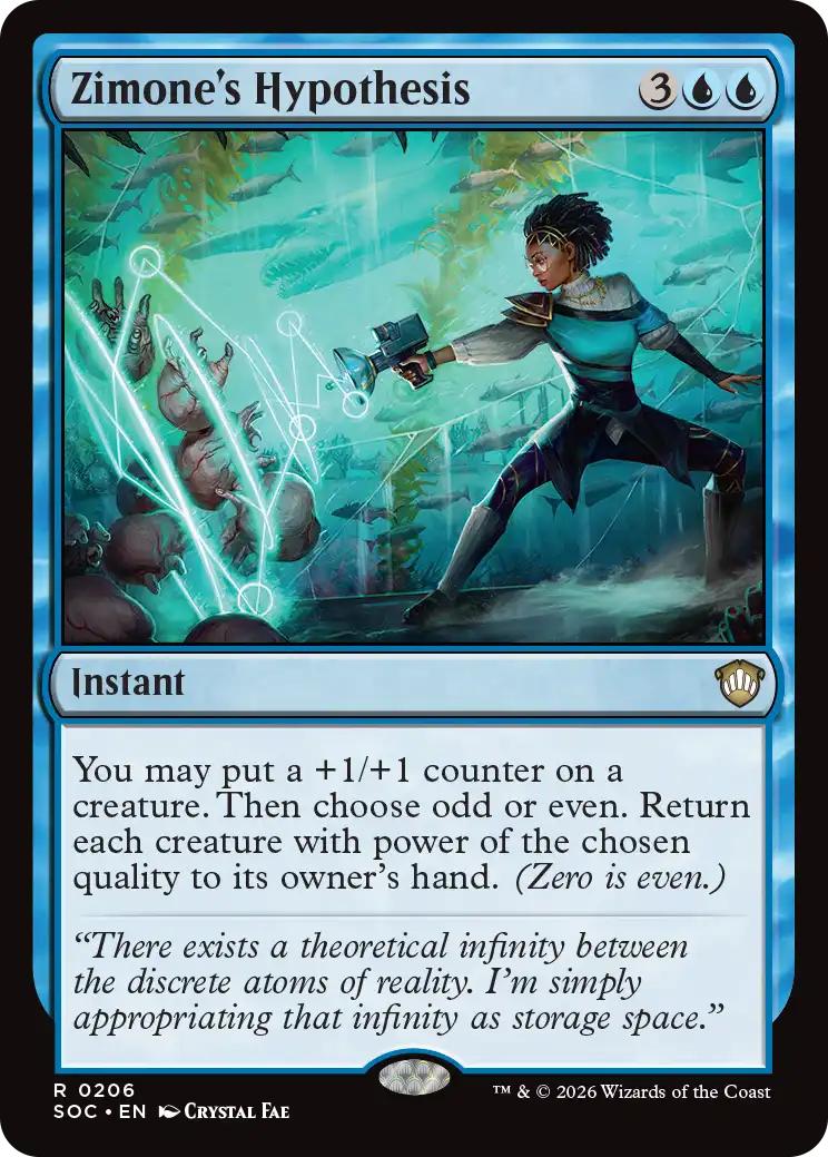 Zimone's Hypothesis [206] [Secrets of Strixhaven: Commander] [Non-Foil]