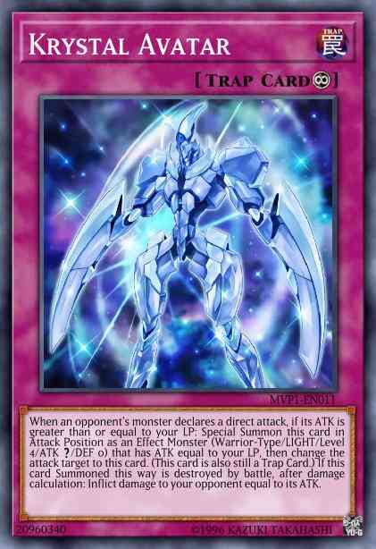 Krystal Avatar - MVP1-ENS11 - Secret Rare - 1st Edition