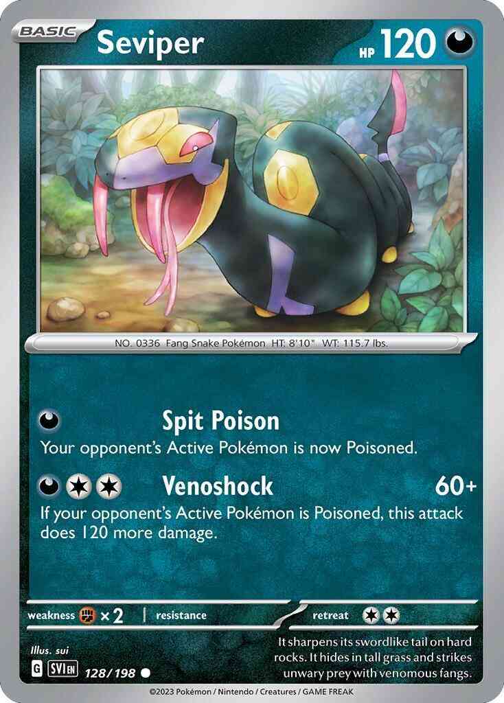 Seviper - 128/198 - Common [sv01-128] [Non-Holo]