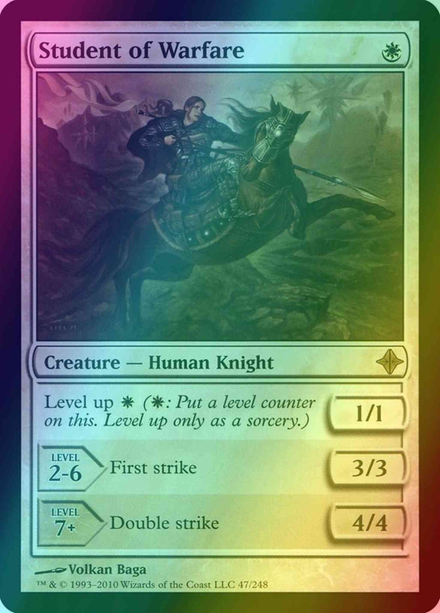 Student of Warfare [47] [Rise Of The Eldrazi] [Foil]