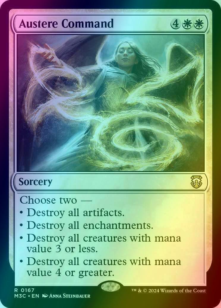 Austere Command [167] [Modern Horizons 3: Commander] [Ripple Foil]
