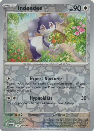 Indeedee - 153/198 - Rare [sv01-153] [Reverse Holo]