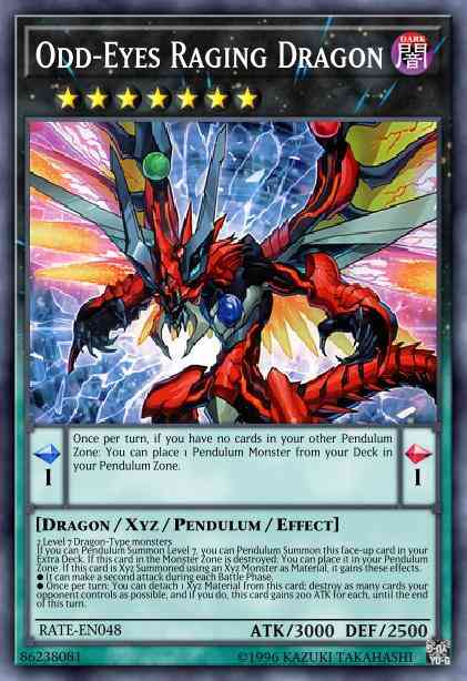 Odd-Eyes Raging Dragon - RATE-EN048 - Ultra Rare - 1st Edition