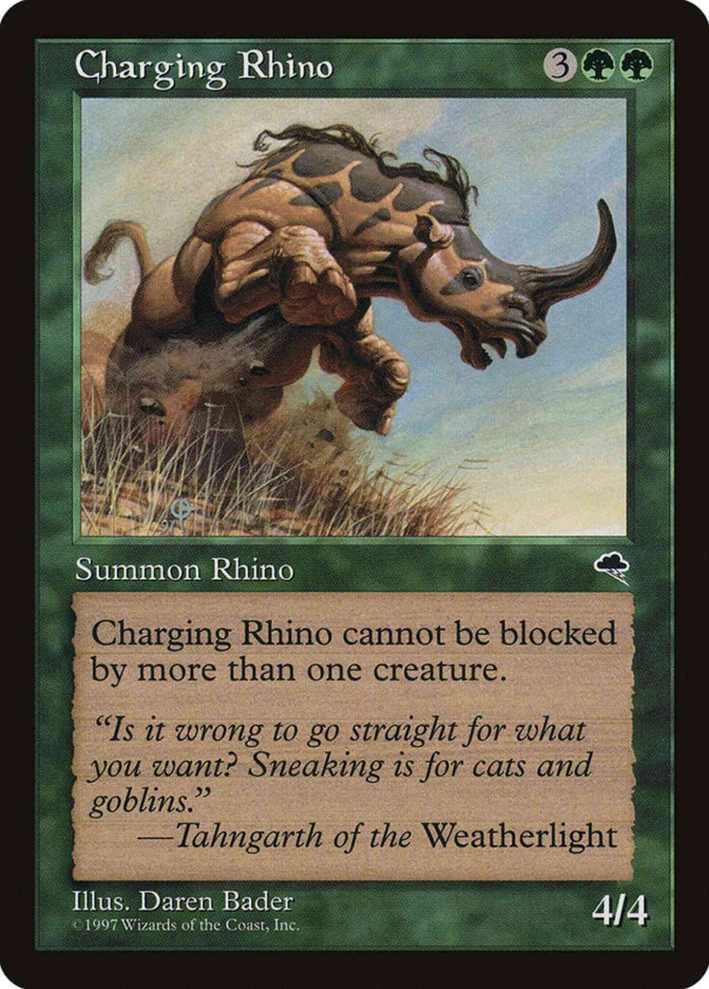 Charging Rhino [218] [Tempest] [Non-Foil]