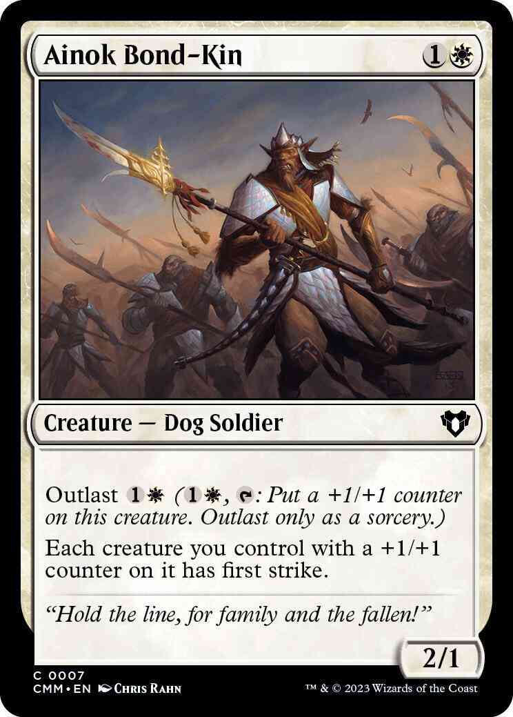 Ainok Bond-Kin [7] [Commander Masters] [Non-Foil]