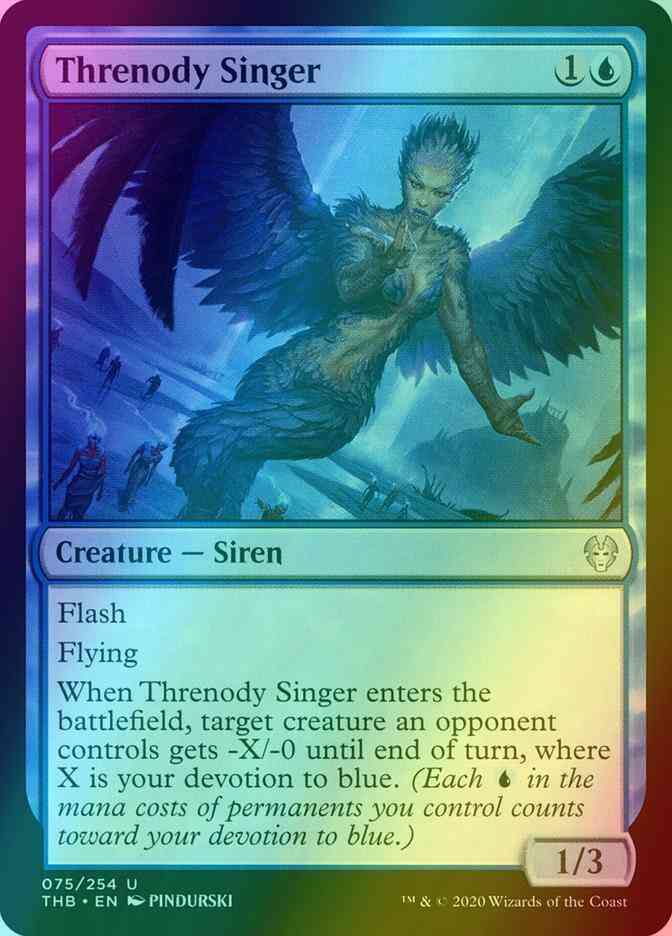 Threnody Singer [75] [Theros Beyond Death] [Foil]