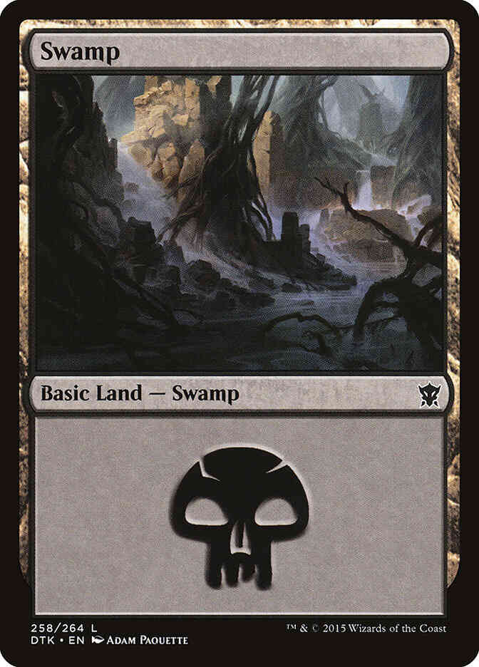 Swamp [258] [Dragons Of Tarkir] [Non-Foil]