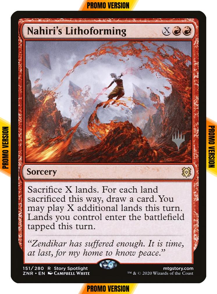 Nahiri's Lithoforming [Promo Pack] [151p] [Zendikar Rising Promos] [Non-Foil]