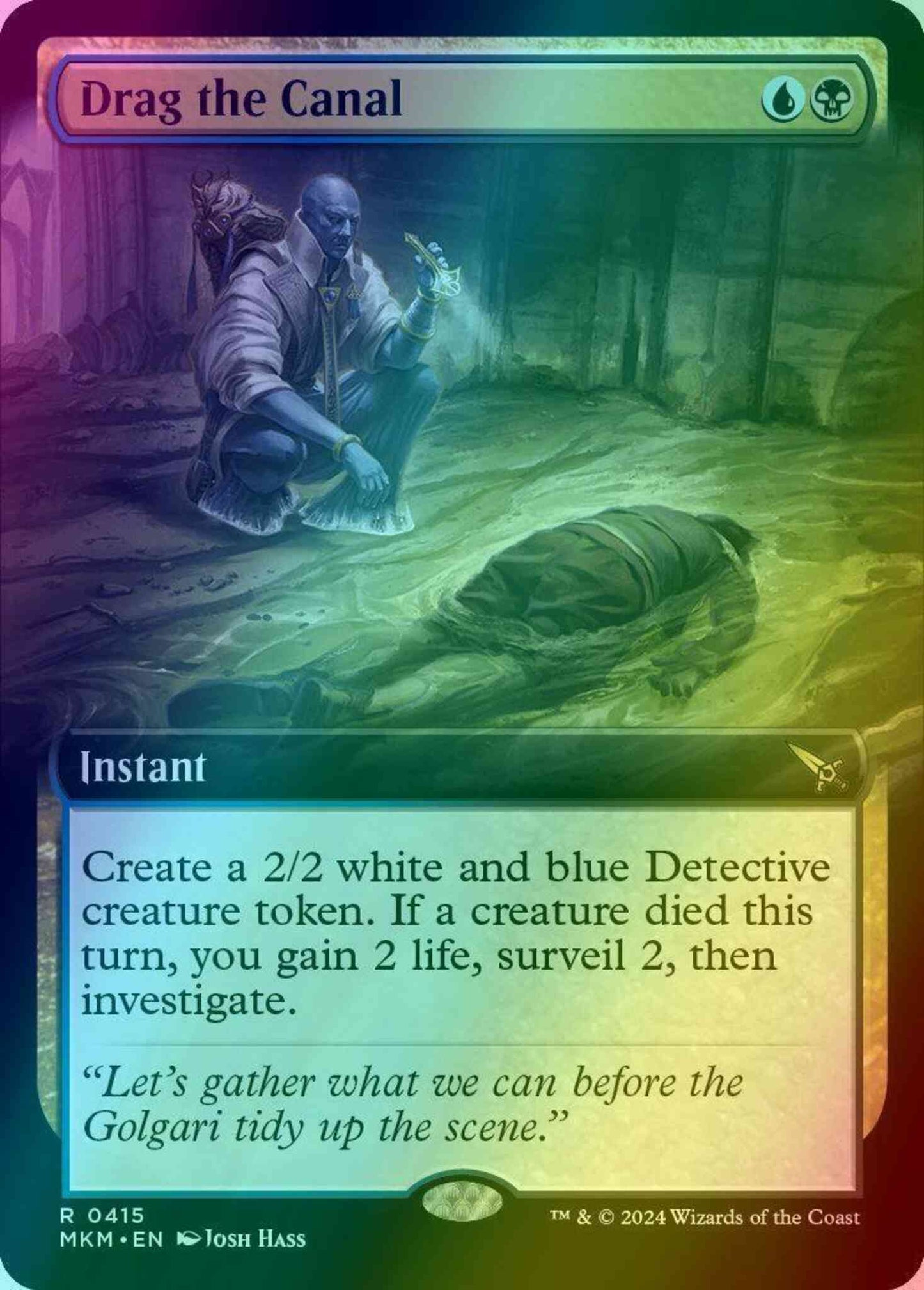 Drag the Canal [415] [Extended Art] [Murders at Karlov Manor] [Foil]