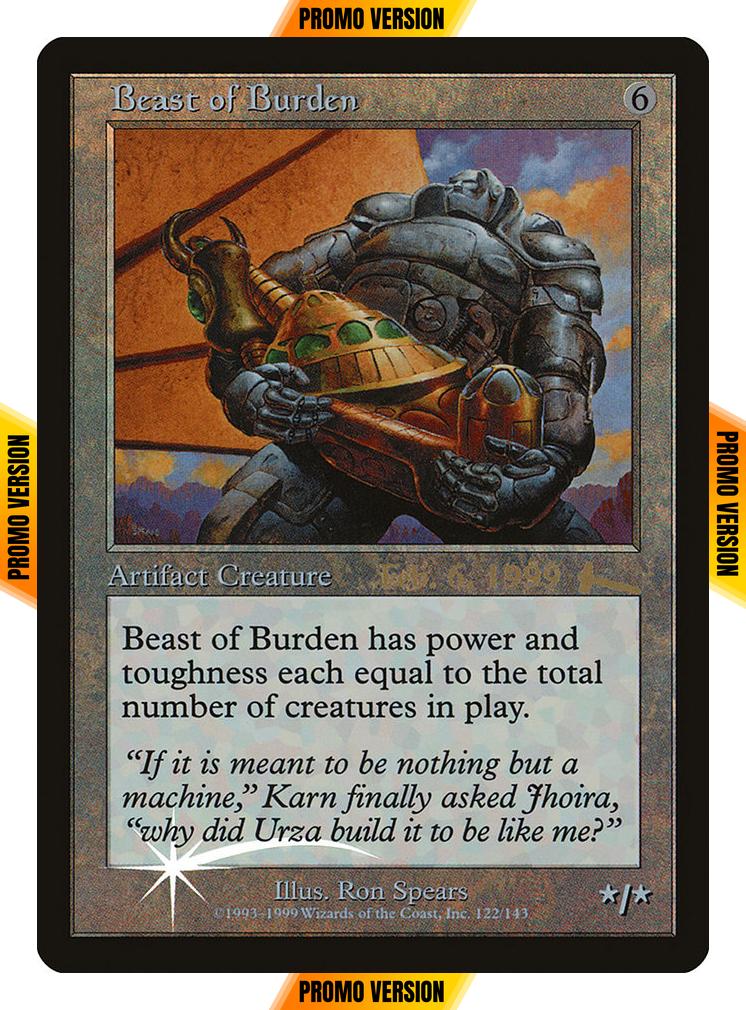 Beast of Burden [5] [Prerelease Events] [Foil]