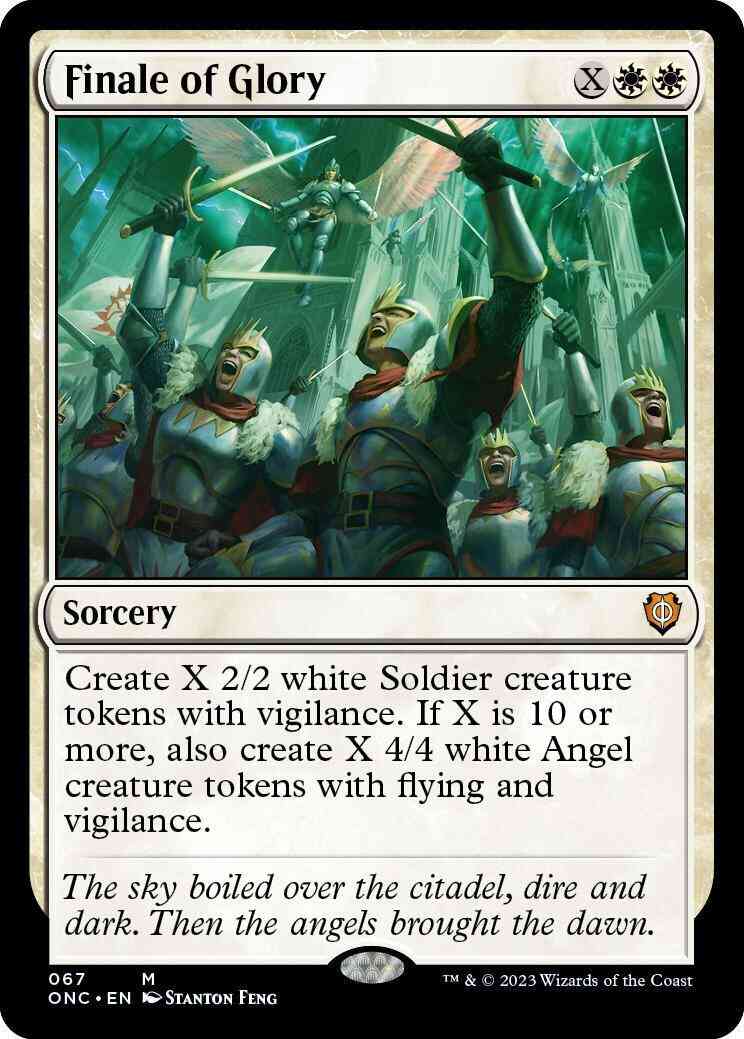 Finale of Glory [67] [Phyrexia: All Will Be One: Commander] [Non-Foil]