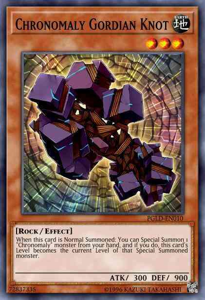 Chronomaly Gordian Knot - PGLD-EN010 - Gold Secret Rare - 1st Edition