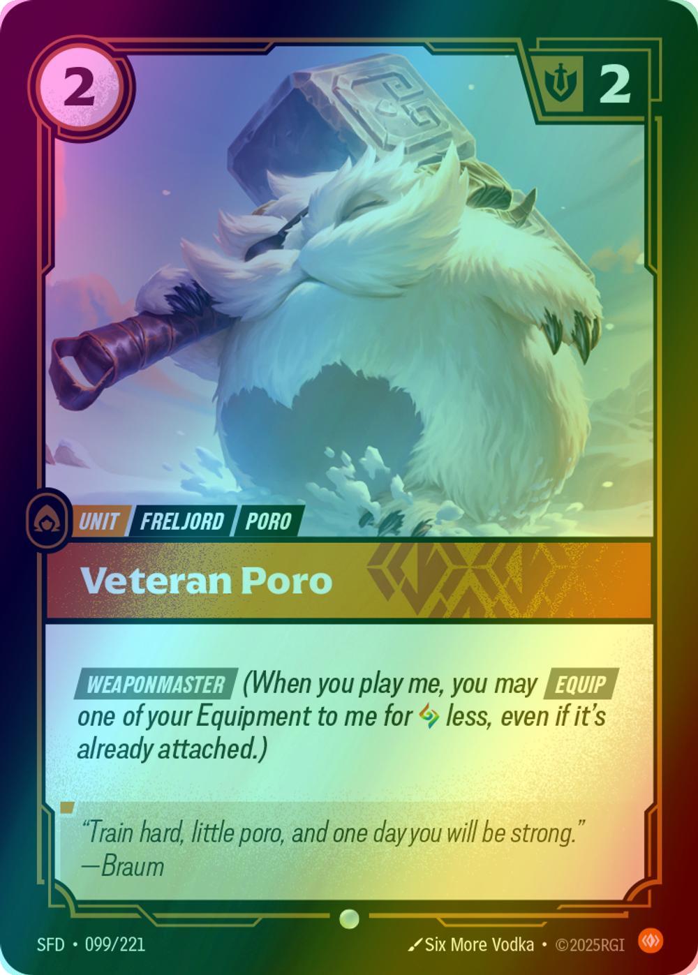 Veteran Poro - 099/221 [Spiritforged] [Foil]