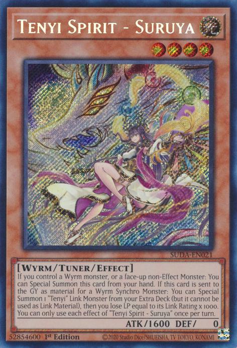 Tenyi Spirit - Suruya - SUDA-EN021 - Secret Rare - 1st Edition