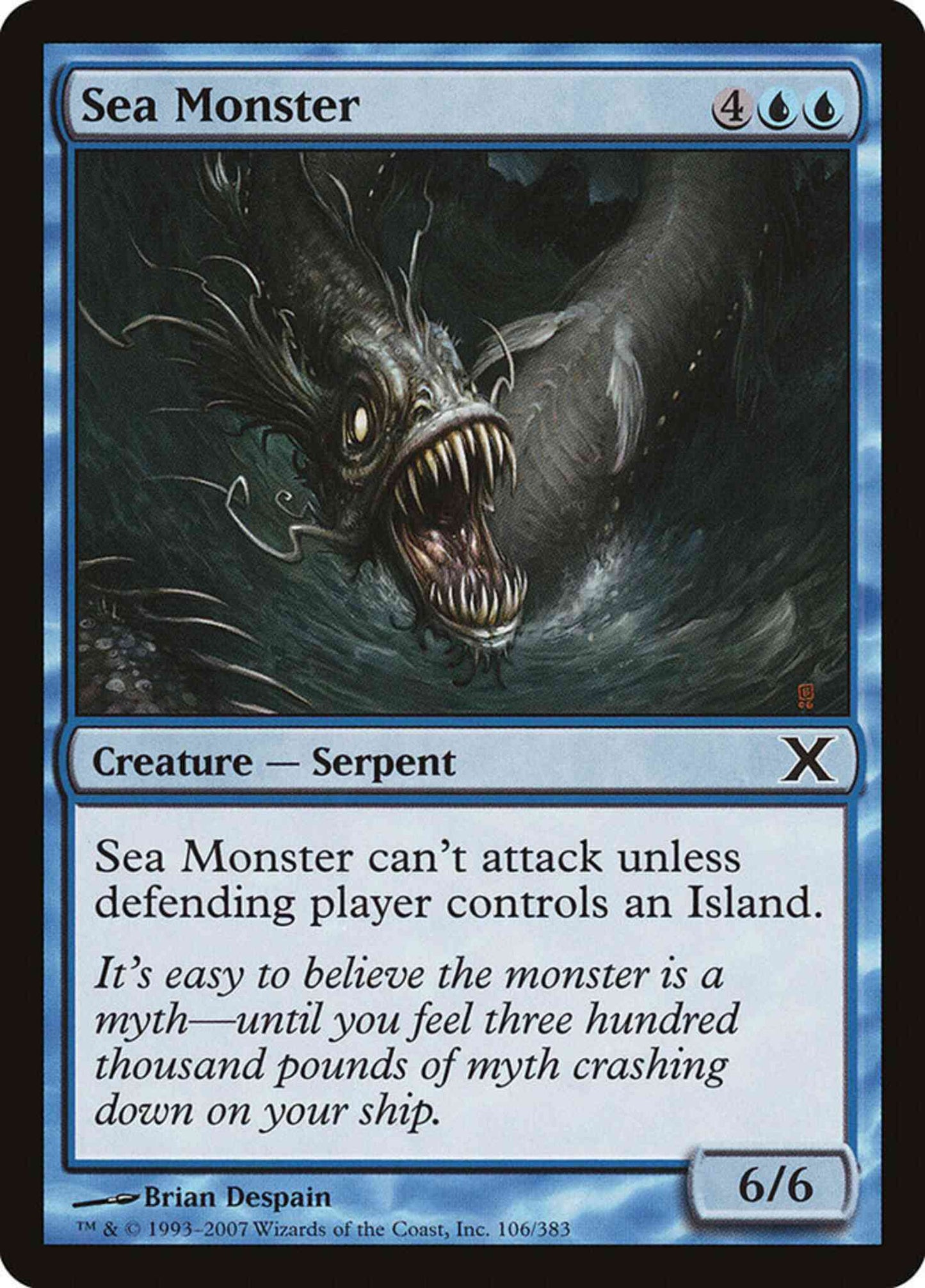 Sea Monster [106] [Tenth Edition] [Non-Foil]