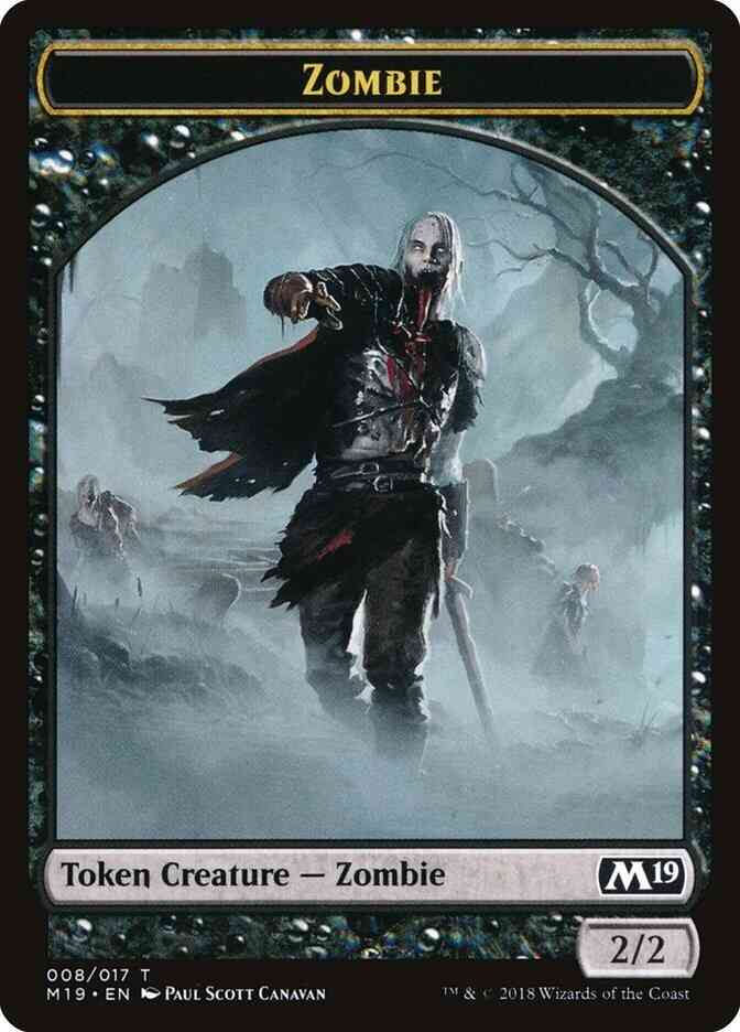 Zombie Token [08] [Core Set 2019 Tokens] [Non-Foil]