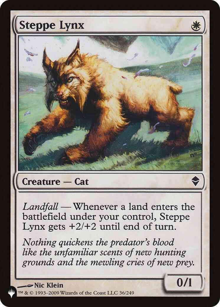 Steppe Lynx [ZEN-36] [The List] [Non-Foil]