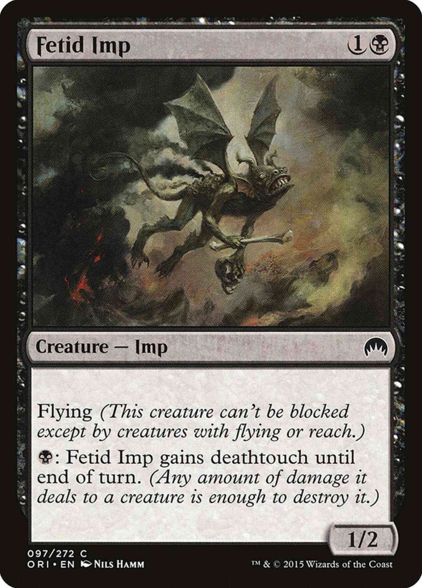 Fetid Imp [97] [Magic Origins] [Non-Foil]