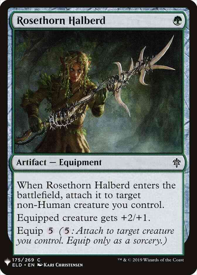 Rosethorn Halberd [ELD-175] [The List] [Non-Foil]