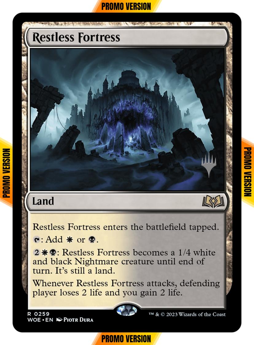 Restless Fortress [259p] [Promo Pack] [Wilds of Eldraine: Promos] [Non-Foil]