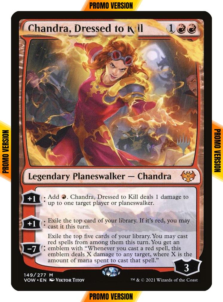 Chandra, Dressed to Kill [149p] [Promo Pack] [Innistrad: Crimson Vow Promos] [Non-Foil]