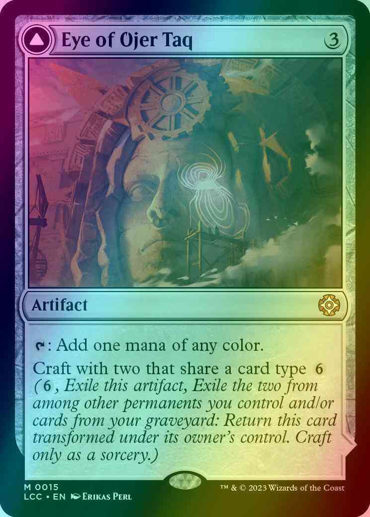 Eye of Ojer Taq // Apex Observatory [15] [The Lost Caverns of Ixalan: Commander] [Foil]