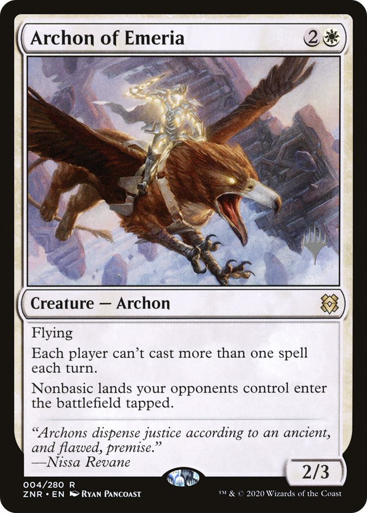 Archon of Emeria [Promo Pack] [4p] [Zendikar Rising Promos] [Non-Foil]