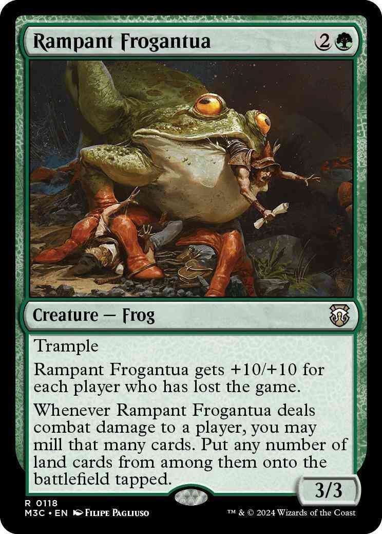 Rampant Frogantua [118] [Modern Horizons 3: Commander] [Non-Foil]