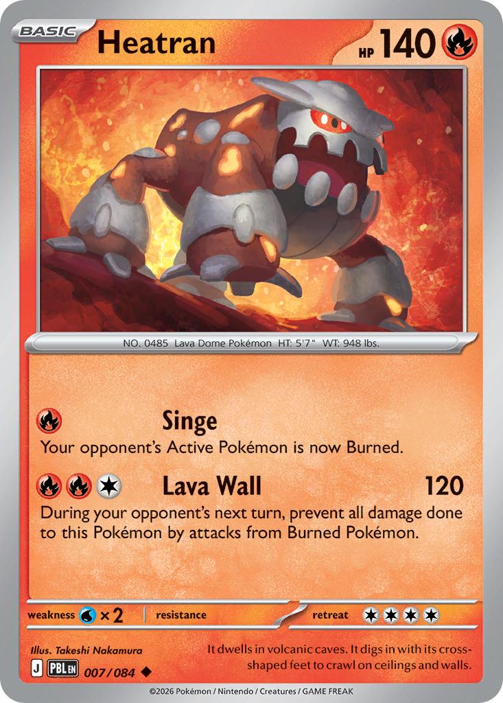 Heatran - 007/084 - Uncommon [me05-007] [Non-Holo]