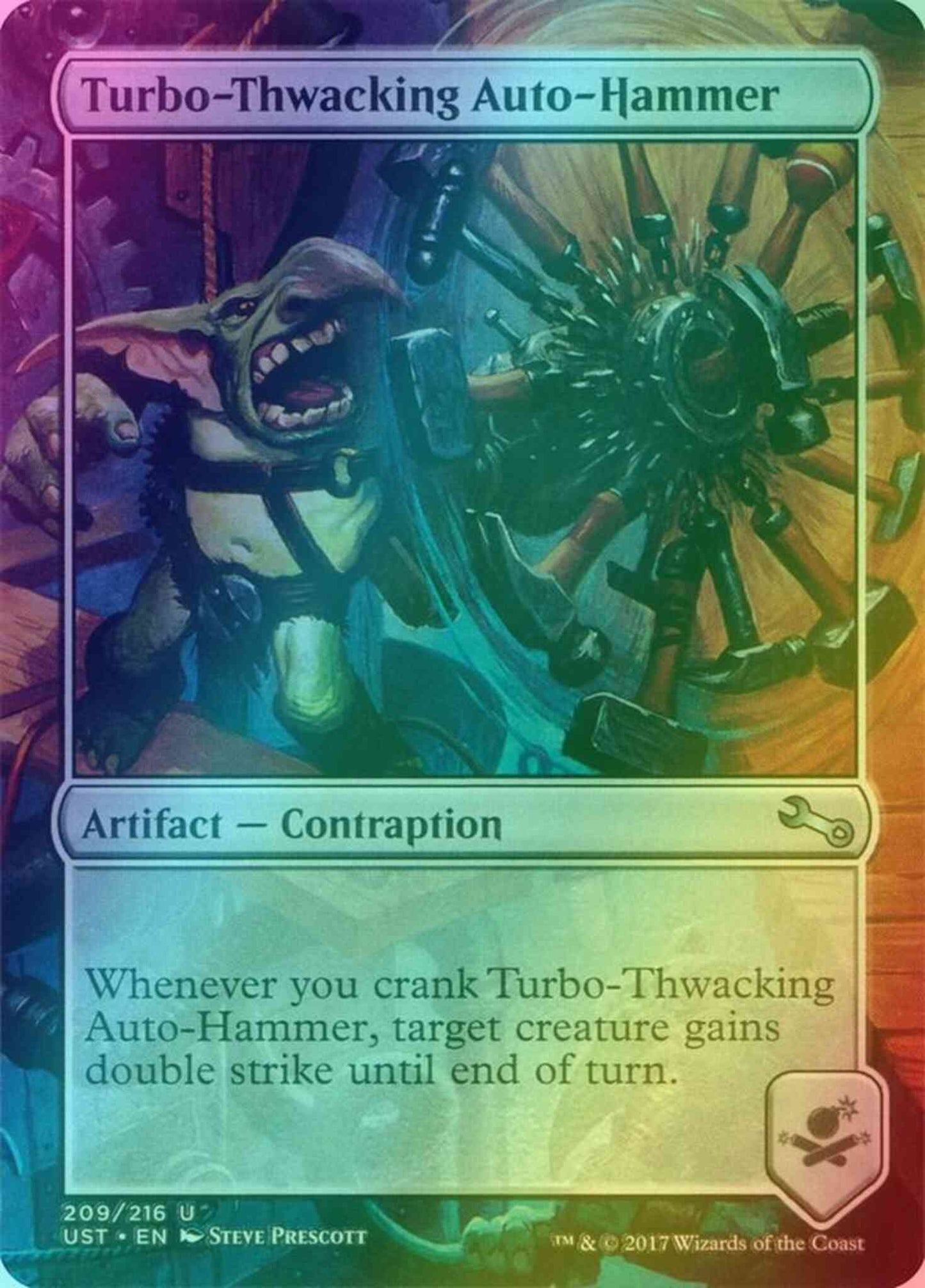 Turbo-Thwacking Auto-Hammer [209] [Unstable] [Foil]