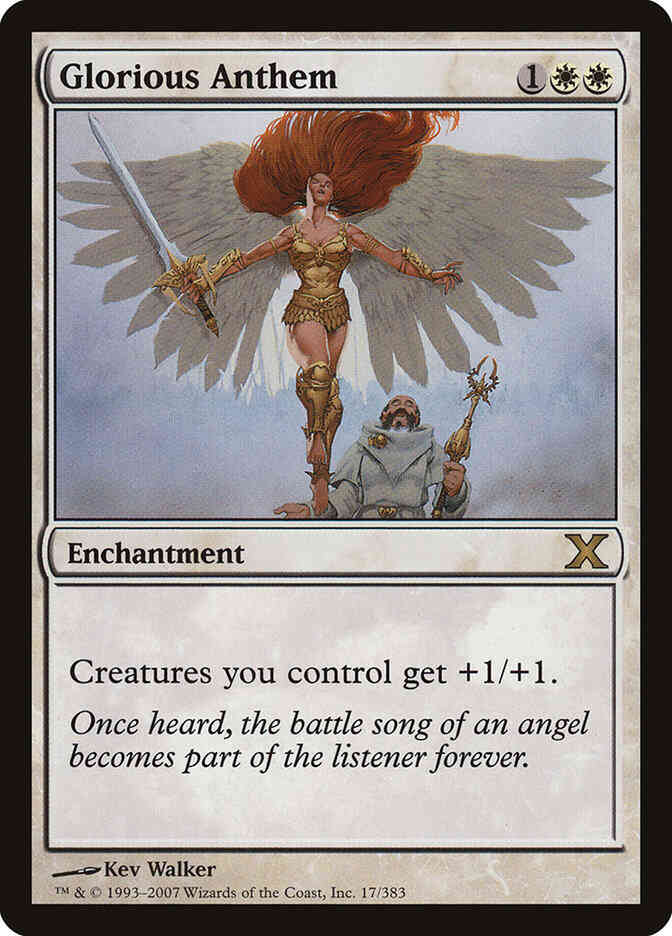 Glorious Anthem [17] [Tenth Edition] [Non-Foil]
