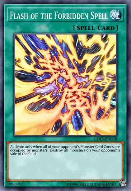 Flash of the Forbidden Spell - CDIP-EN038 - Ultimate Rare - 1st Edition