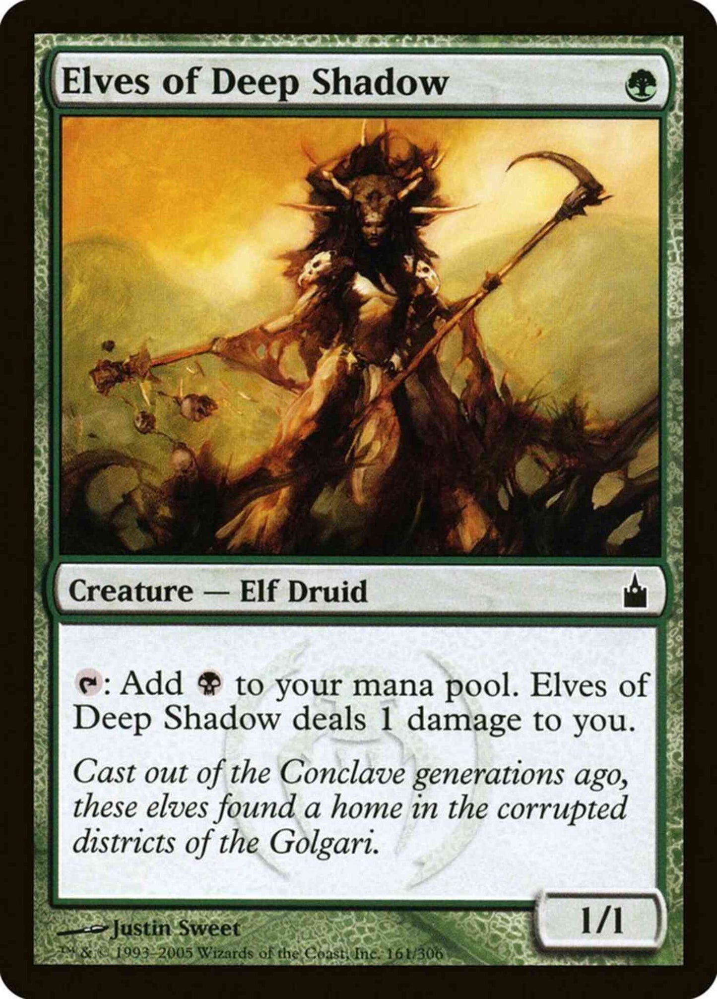 Elves of Deep Shadow [161] [Ravnica City Of Guilds] [Non-Foil]