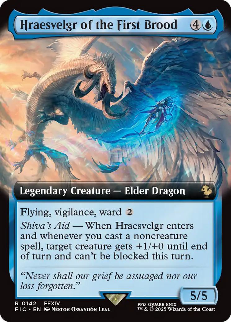 Hraesvelgr of the First Brood [142] [Extended Art] [FINAL FANTASY: Commander] [Non-Foil]