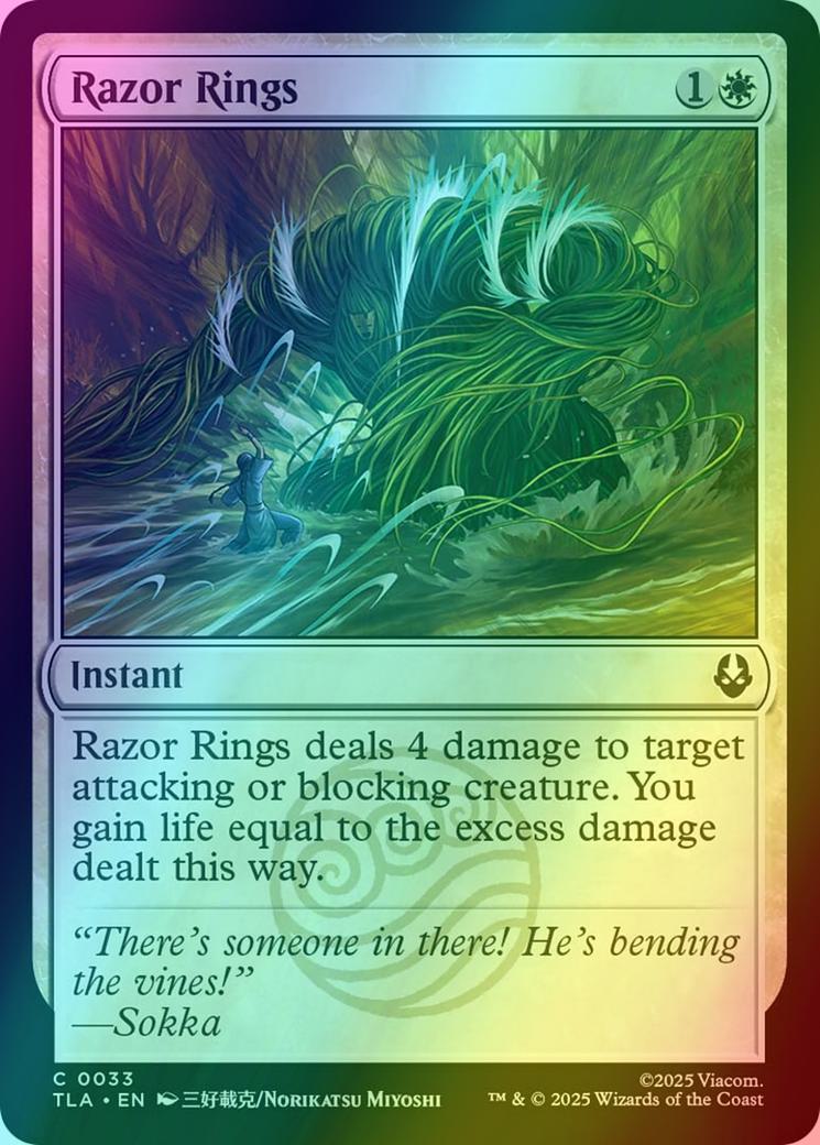 Razor Rings [33] [Avatar: The Last Airbender] [Foil]