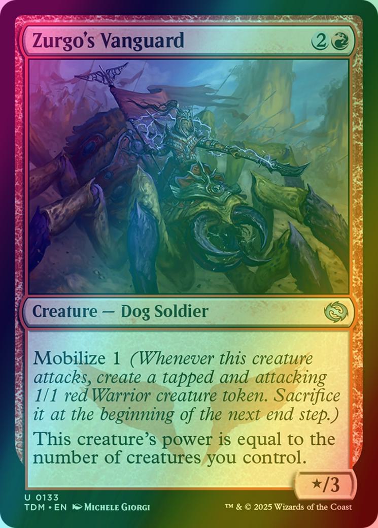 Zurgo's Vanguard [133] [Tarkir: Dragonstorm] [Foil]