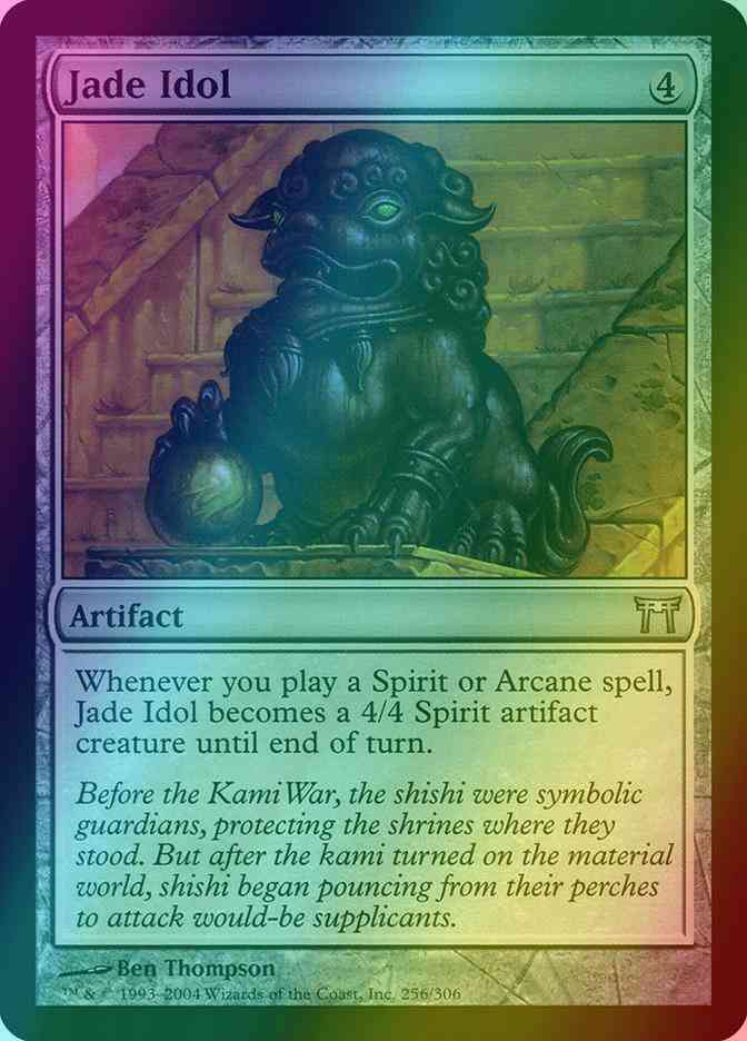 Jade Idol [256] [Champions of Kamigawa] [Foil]