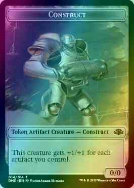 Construct Token (14) // Insect Token (10) [Dominaria Remastered: Tokens] [Foil]