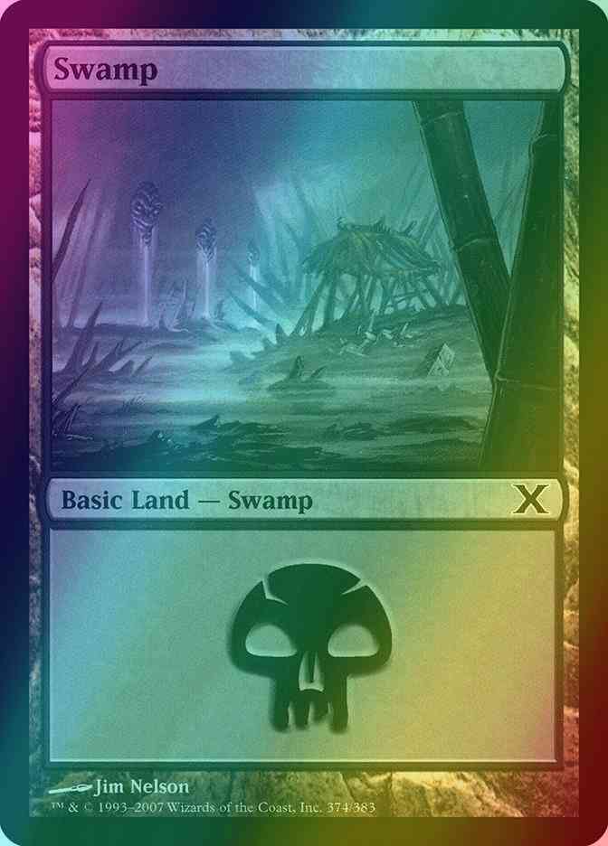 Swamp [374] [Tenth Edition] [Foil]