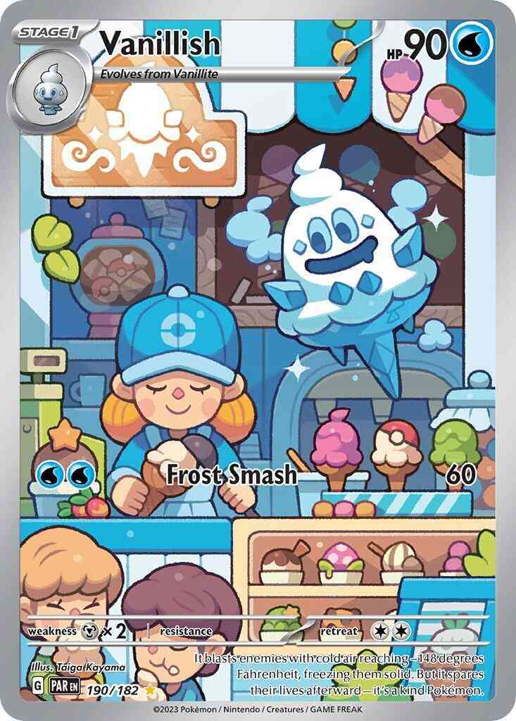 Vanillish - 190/182 - Illustration Rare [sv04-190] [Ultra]