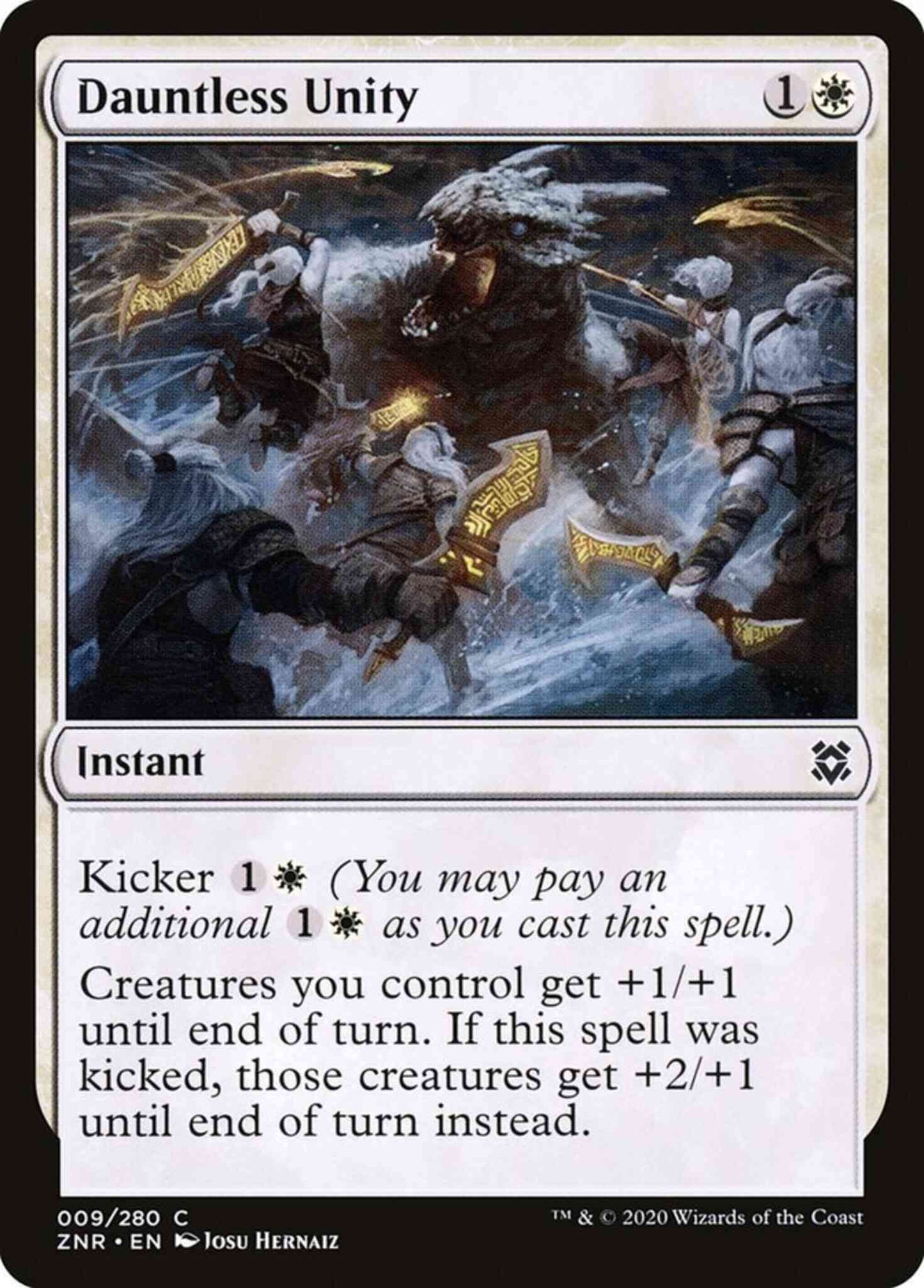 Dauntless Unity [9] [Zendikar Rising] [Non-Foil]