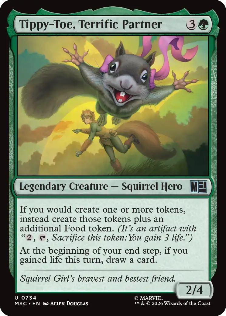 Tippy-Toe, Terrific Partner [734] [Jumpstart] [Marvel Super Heroes: Commander] [Non-Foil]